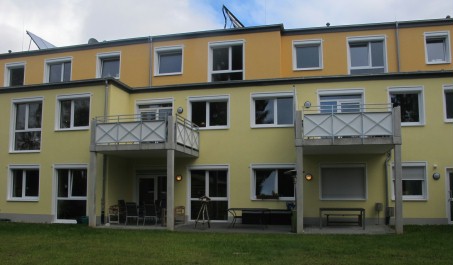 Das neue Wohnhaus in Krefeld.