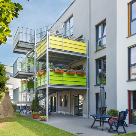 LVR-Wohnhaus in Solingen-Mitte, Gartenansicht